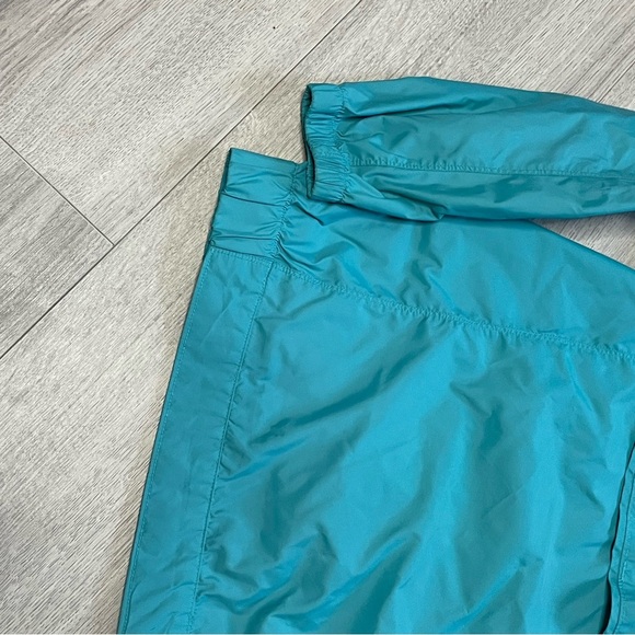 Columbia Women’s detachable hood breathable/Teal Hooded Windbreaker Jacket - Picture 11 of 15
